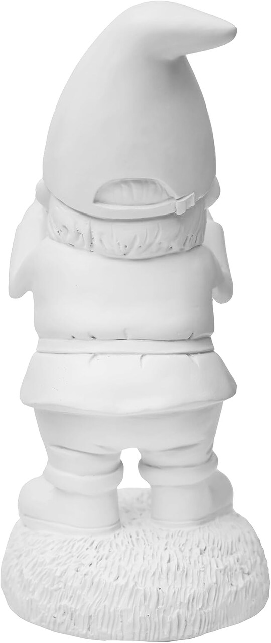 Gnude Gnomes - Unpainted Make Gnomes Great Again Garden Gnome